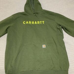 Carhartt Men's Olive Green Hoodie